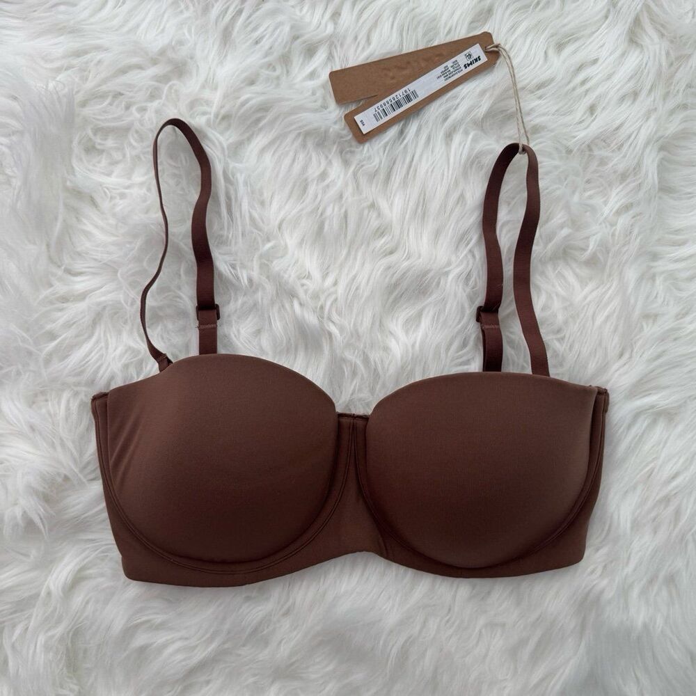 Skims Fits Everybody Strapless Bra Jasper Size 32D
